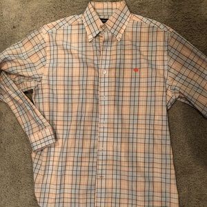Southern Marsh Medium orange/blue button down